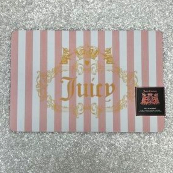 Juicy Couture Signature Crown Logo Pet Placemat
